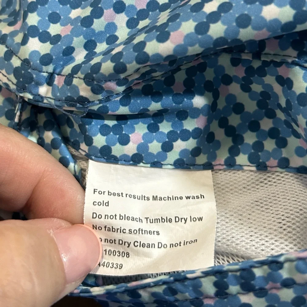 Peter Millar Crown Crafted Palma Dot Blue Swim Trunks Mens XL